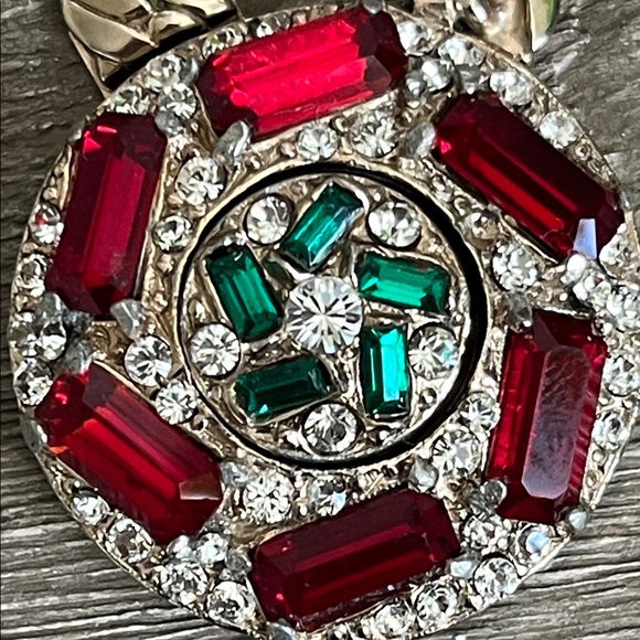 RARE Vintage 1940’s necklace & earrings MINT Estate Jewelry HIGH END - Picture 7 of 13